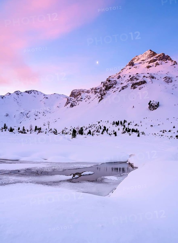 Sunrise in winter