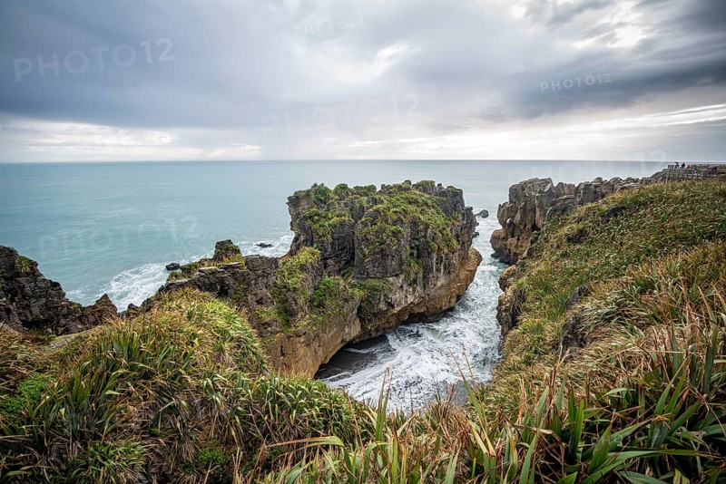 Bay with sandstone rocks