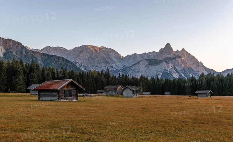 Meadow with Heustadln