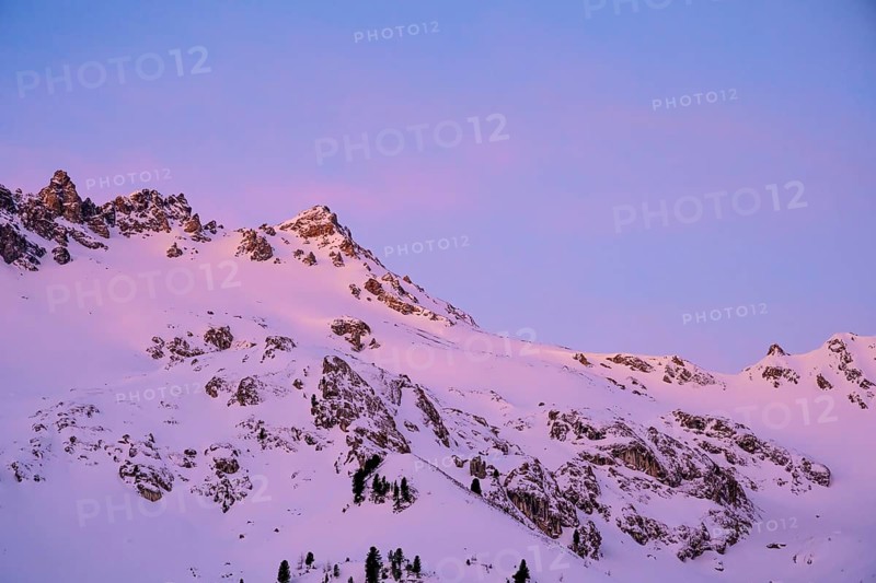 Sunrise in winter