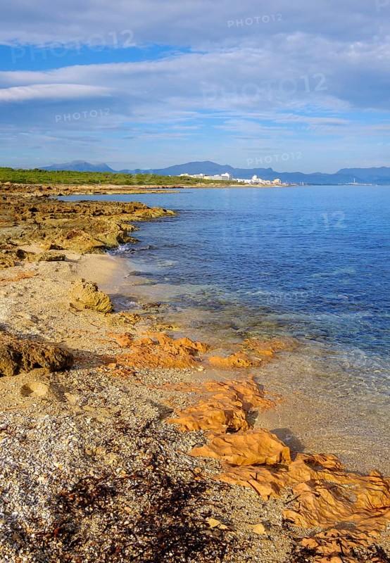Rocky coast near Can Picafort
