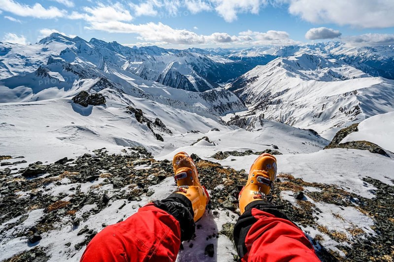 View from the summit of the Geierspitze