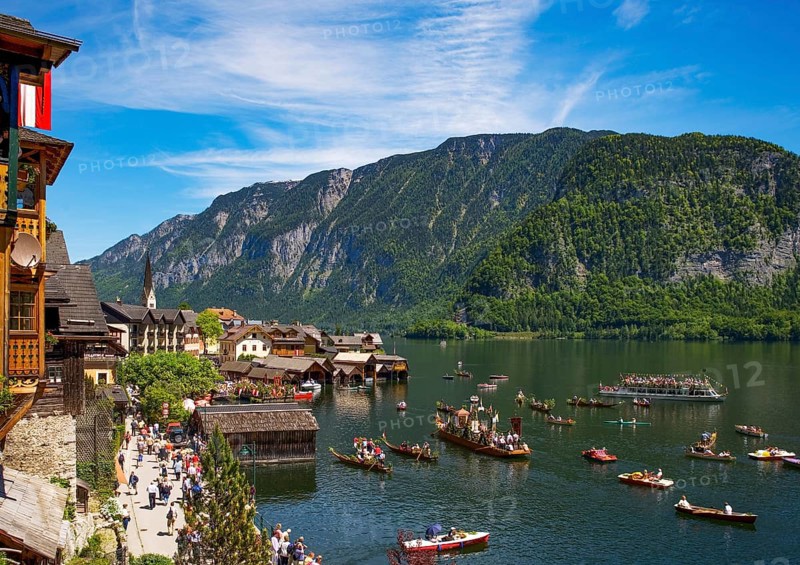 Corpus Christi Procession at Lake Hallstatt