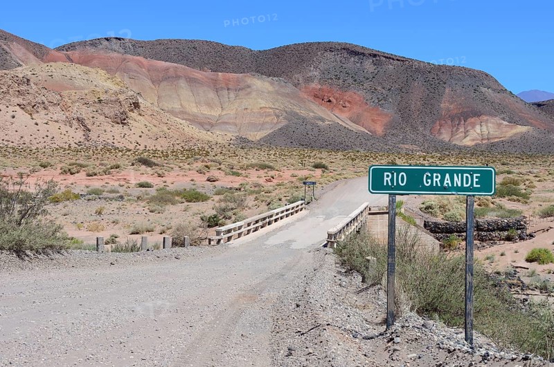 Bridge of the Ruta 40 over the Rio Grande