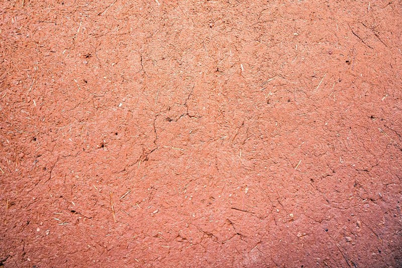 Clay wall in town Ait Ben Haddou