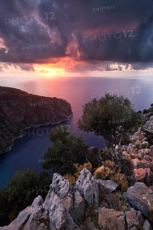 Sunset over the Butterfly Valley