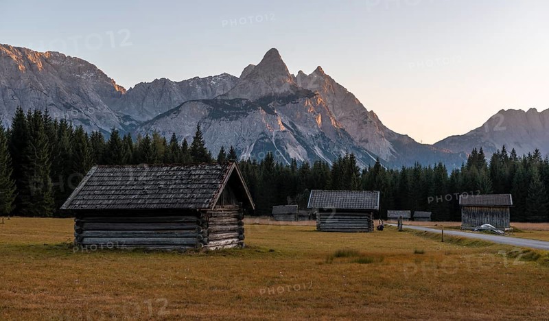 Meadow with Heustadln