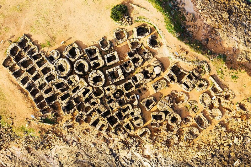 Necropolis of Son Real from above