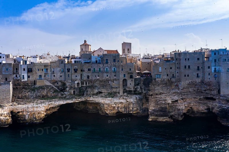 Aerial view of Polignano a Mare