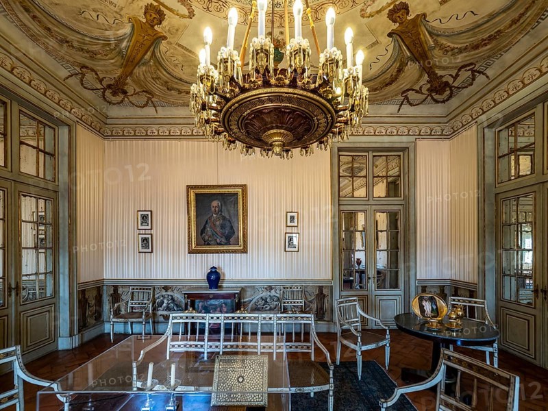 Interior view Palacio Nacional de Queluz