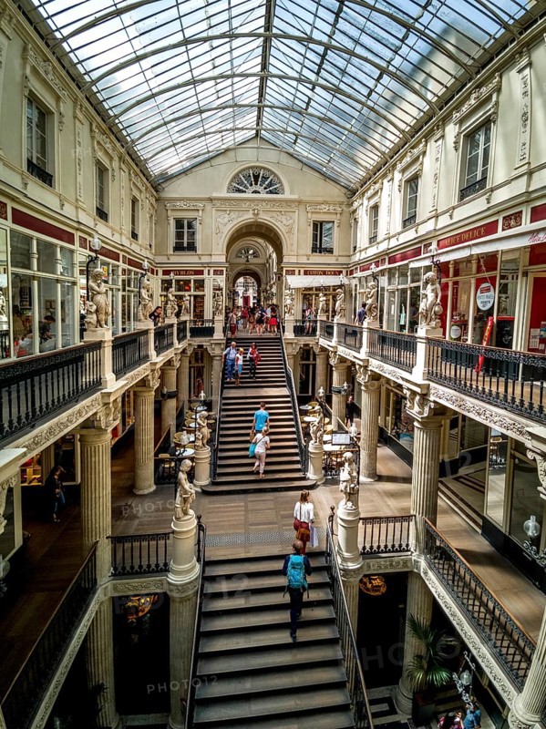 The Passage Pommeray shopping area in the city of Nantes