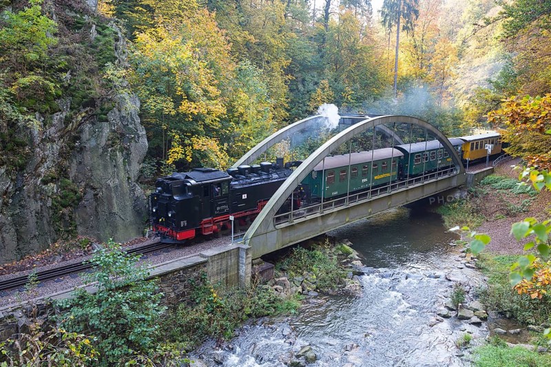 Weisseritztalbahn in Rabenauer Grund