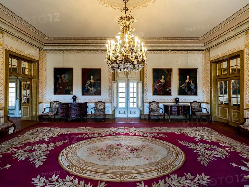 Interior view Palacio Nacional de Queluz