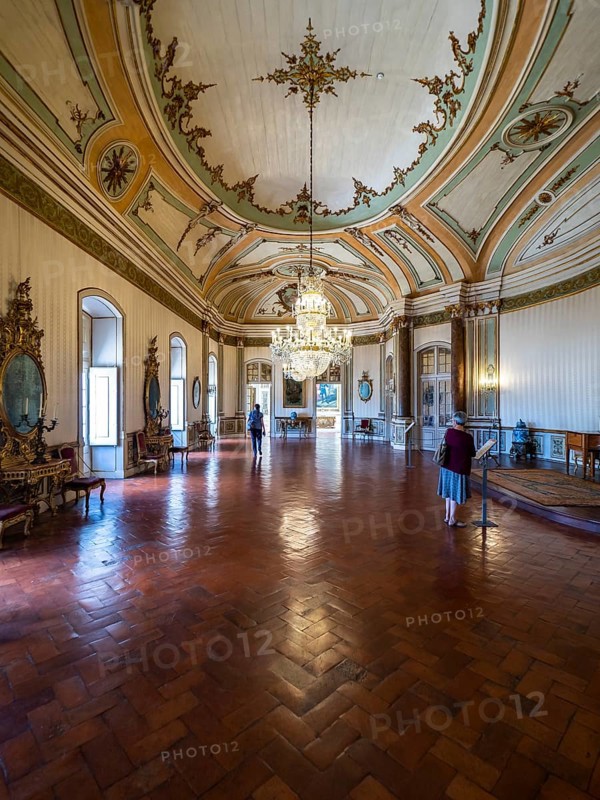 Interior view Palacio Nacional de Queluz