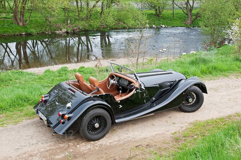 Morgan Plus 4 at the Lahn