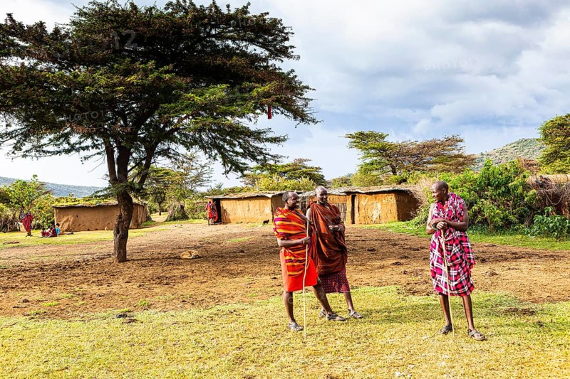 Maasai men