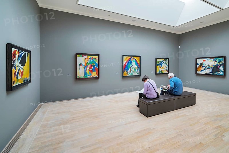 Room with works by Wassily Kandinsky