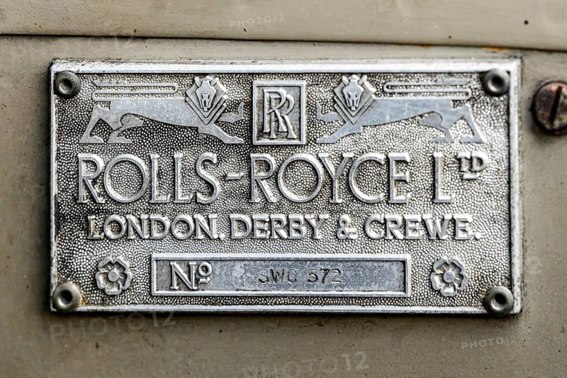 Rolls Royce chassis marking