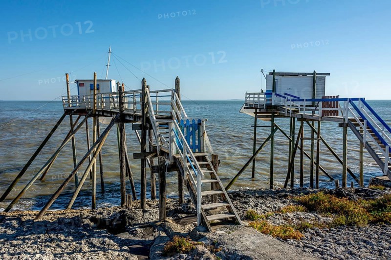 Fishing huts