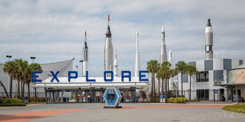 Entrance to Kennedy Space Center