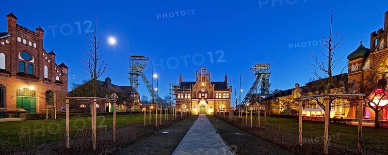Zollern Colliery II/IV in the evening