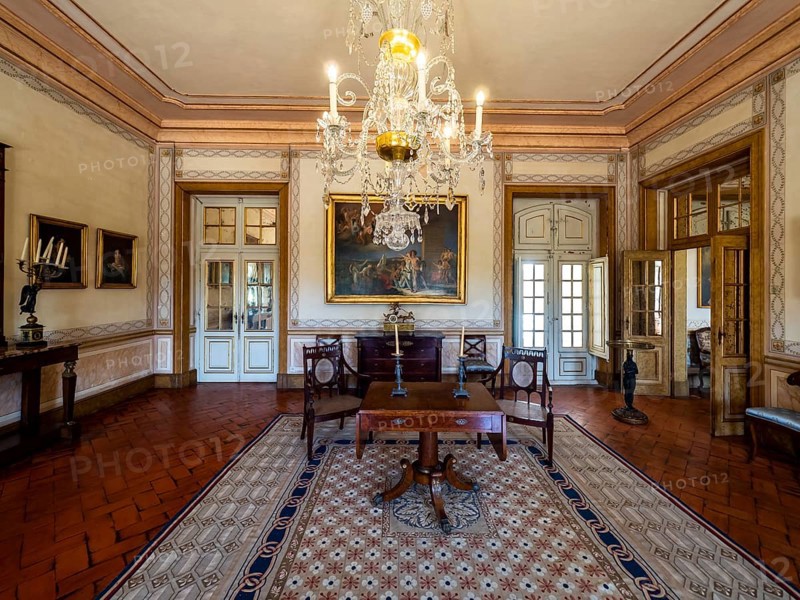 Interior view Palacio Nacional de Queluz