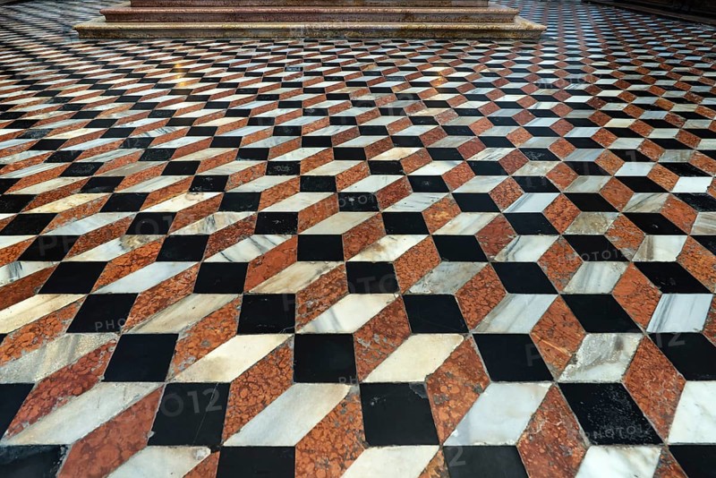 Floor mosaic in the Basilica of San Georgio Maggiore