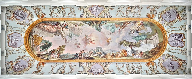 Ceiling fresco by Martin Heigl
