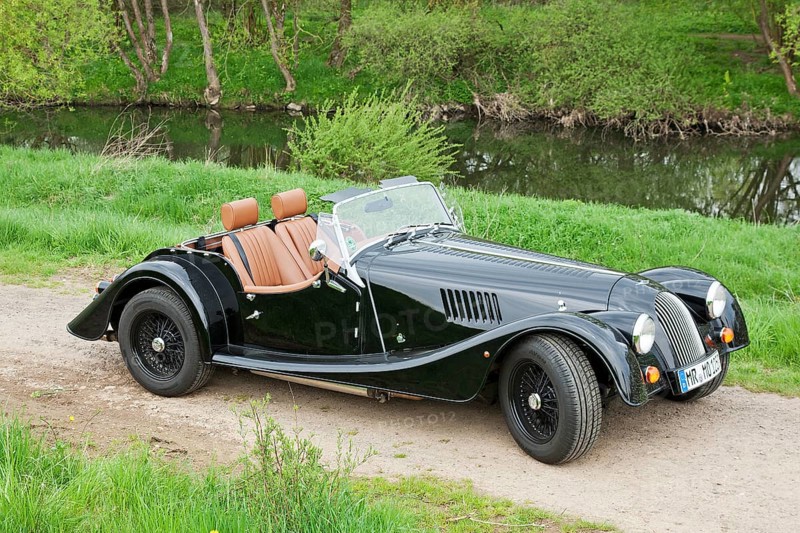 Morgan Plus 4 at the Lahn