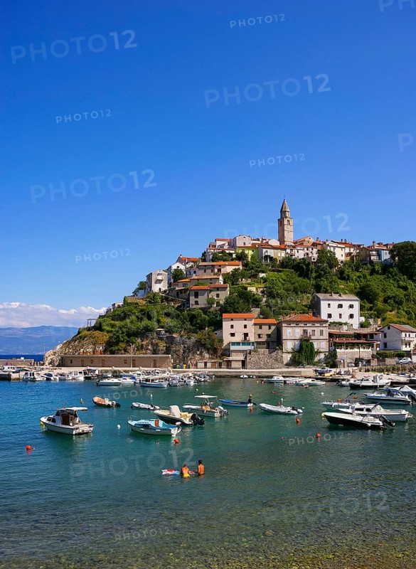 View from the port to the old town