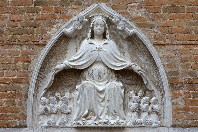 Relief of the Virgin Mary