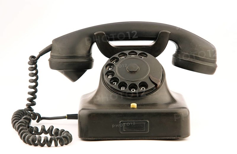 Old dial telephone