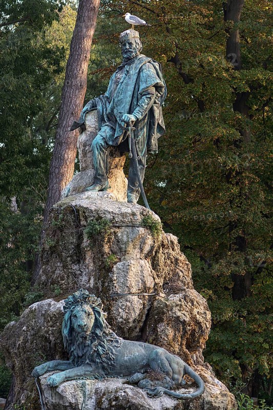Monument by Giuseppe Garibaldi