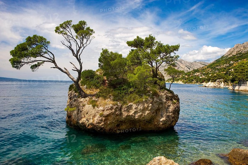 Rocky coast near Brela