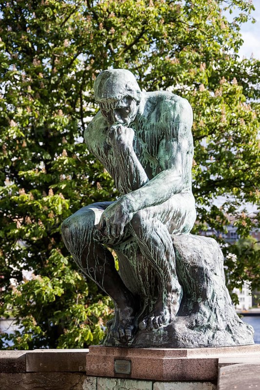 The Thinker by Auguste Rodin