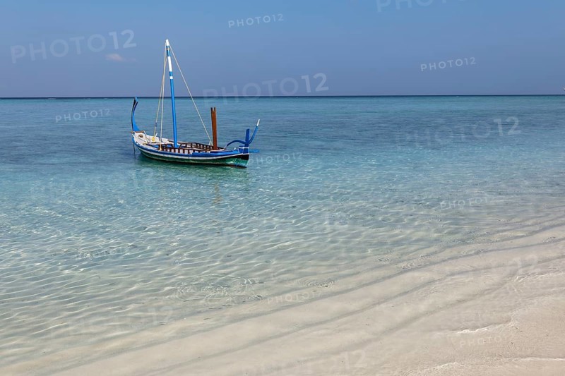 Traditional Maldivian sailing boat