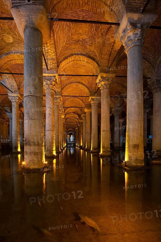 Late antique underground cistern for the water supply of Istanbul