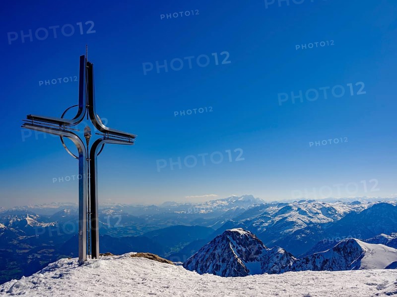 Summit cross of the Hoher Goell