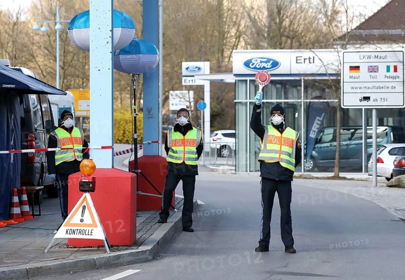 Border controls due to corona pandemic