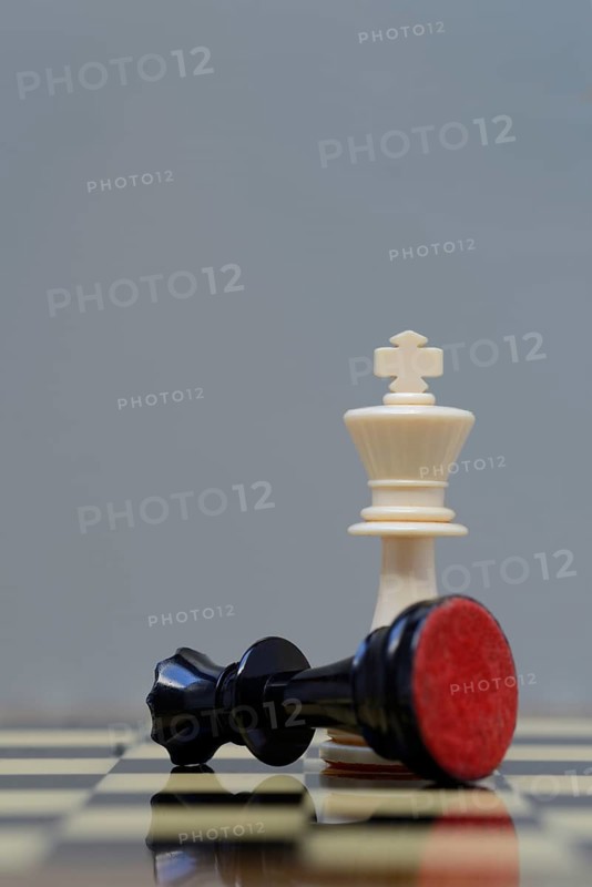 Two chessmen on chessboard
