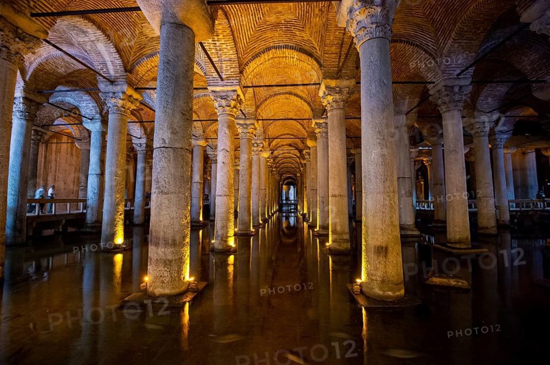 Late antique underground cistern for the water supply of Istanbul