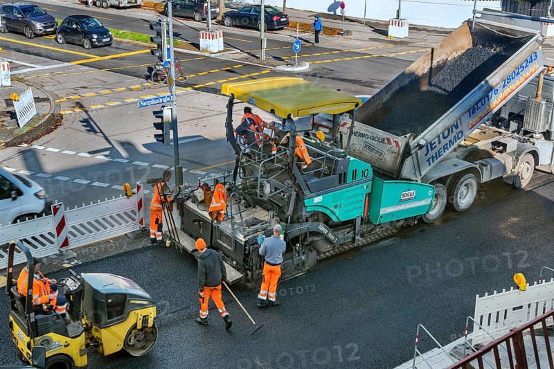 Road is asphalted