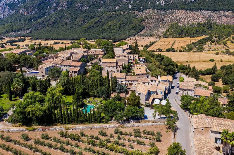 Aerial view of the Oriental Village