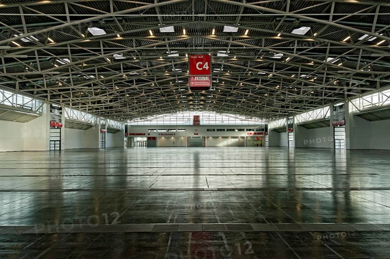 Empty exhibition hall