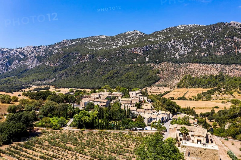 Aerial view of the Oriental Village