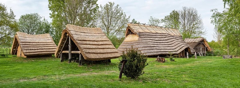 Museum village at the sacrificial moor Niederdorla