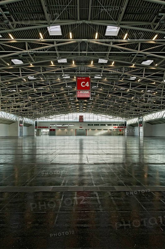 Empty exhibition hall