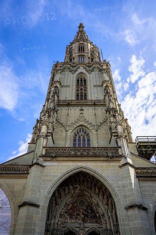 Church tower of the Bern Minster