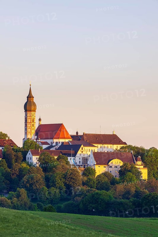 Monastery church with monastery Andechs