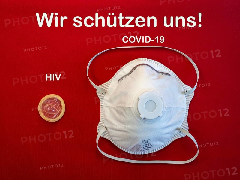 Mask as protection against corona